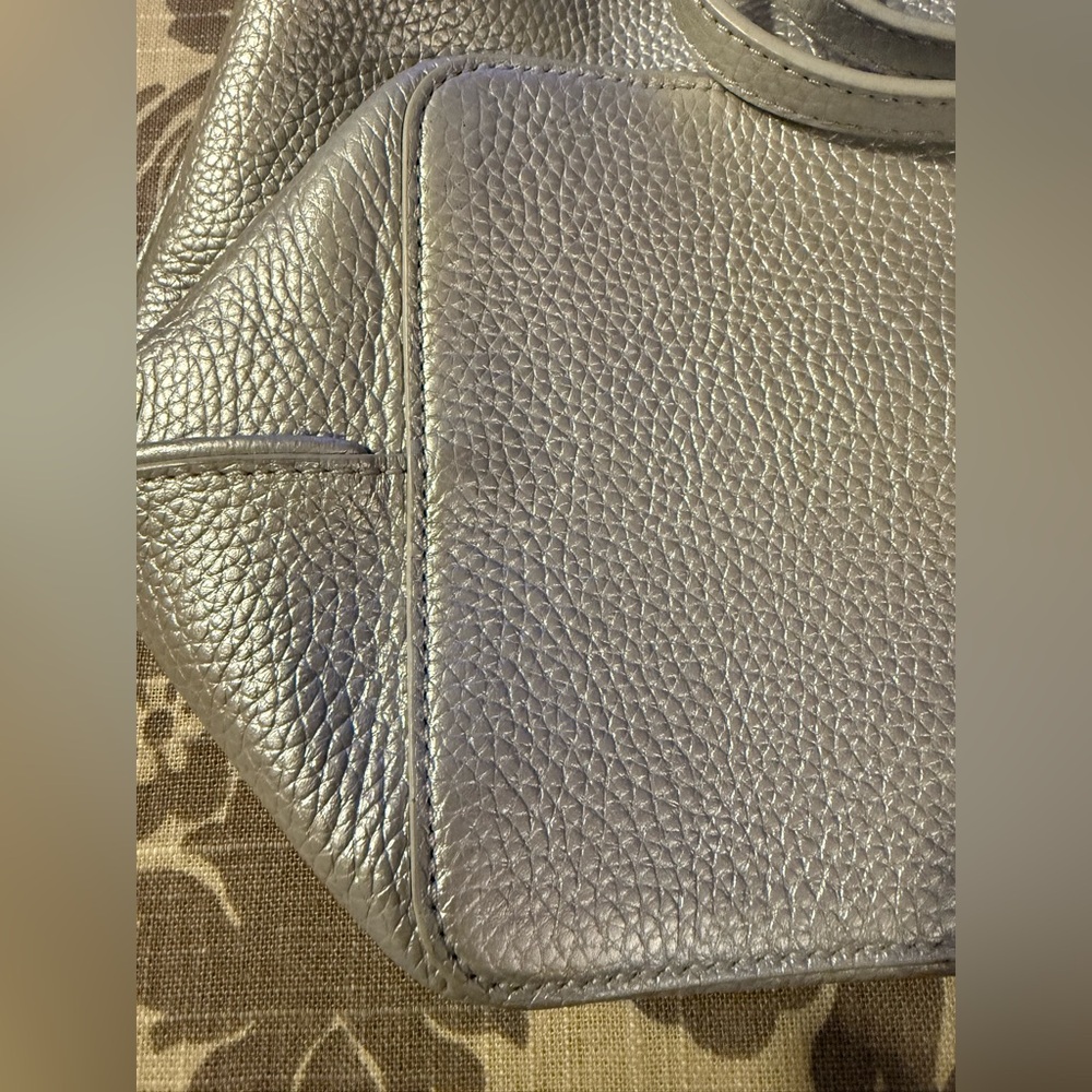 Tory Burch Silver Tote Bag - Picture 10 of 16